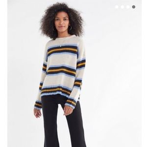 Urban Outfitters Sweater Women’s M Bobby Boyfriend Striped Crewneck Multicolored